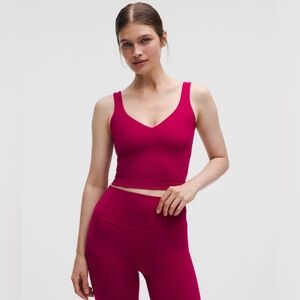 lululemon athletica Burgundy Tank Top